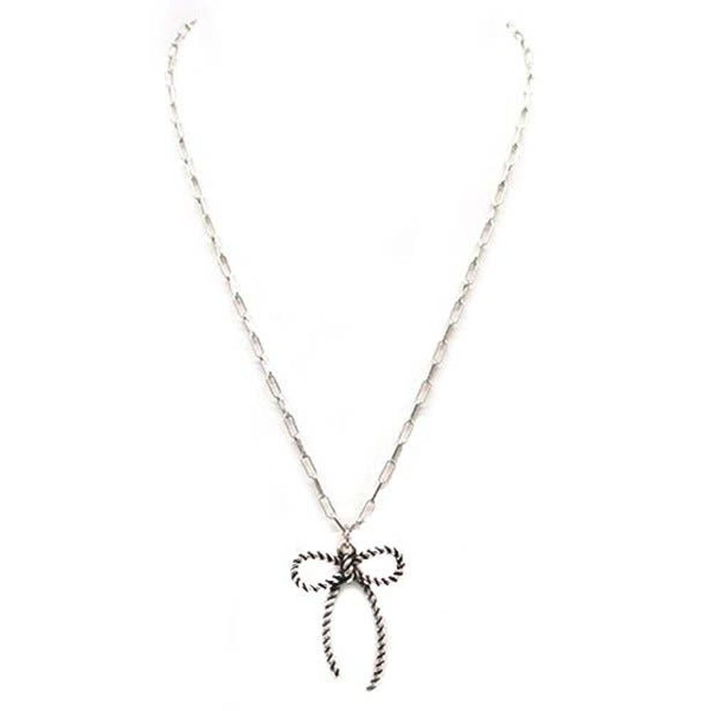 Western Corded Wire Ribbon Necklace